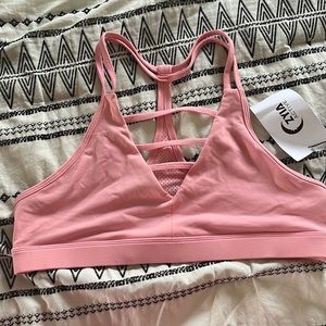 Zyia pink grid bra